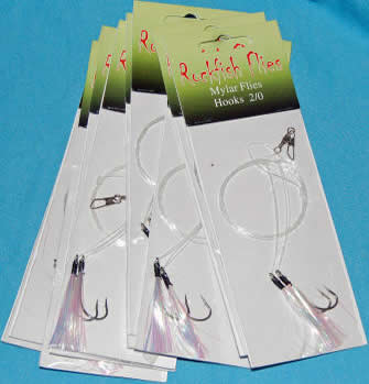 Mylar Rockfish Flies 10 pack