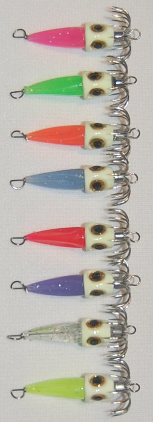 Mini Bullet Head Squid Jigs