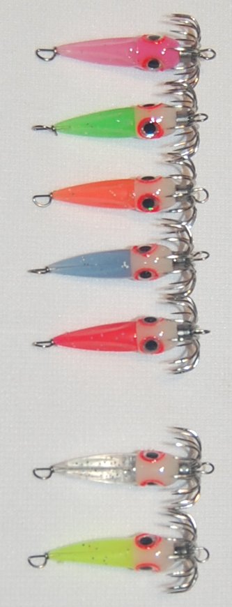 Mini Non Weighted Squid Jigs