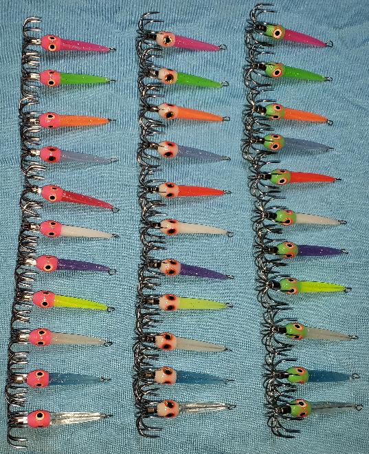 Non Weighted Bullet Squid Jigs